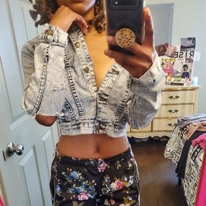 Distressed Denim Jacket